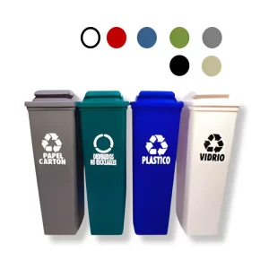 IK Canecas Ecológicas - Papeleras Vaivén REF 809 TV-F - Puntos Ecológicos